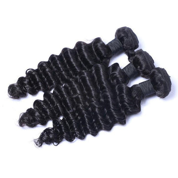 Deep Wave Brazilian Hair 3 Bundles Pack - Neobeauty Hair